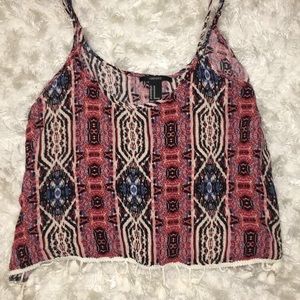 Patterned Aztec Tank